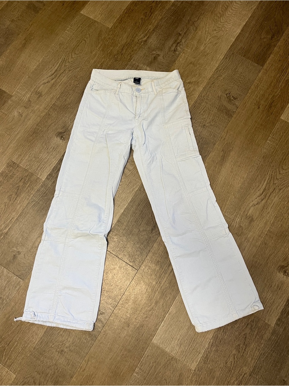 Women’s light blue corduroy Utility Jeans